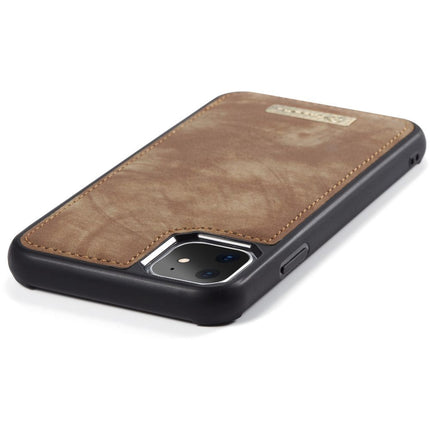 CASEME Apple iPhone 11 Vintage Portemonnee Hoesje - Brown - Casebump