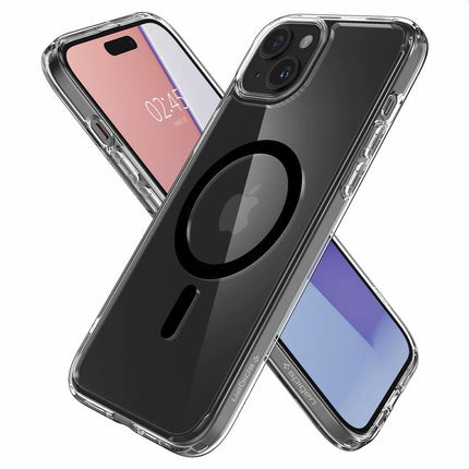 Spigen Ultra Hybrid Mag Case Apple iPhone 15 Plus (Black) Magfit ACS06661 - Casebump