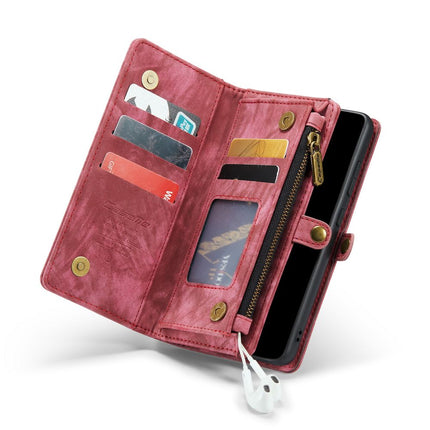 CASEME Samsung Galaxy A51 Vintage Portemonnee Hoesje - Red - Casebump