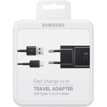 Samsung USB-C Fast Charger (2A) (Black) - EP-TA20EBECG - Casebump