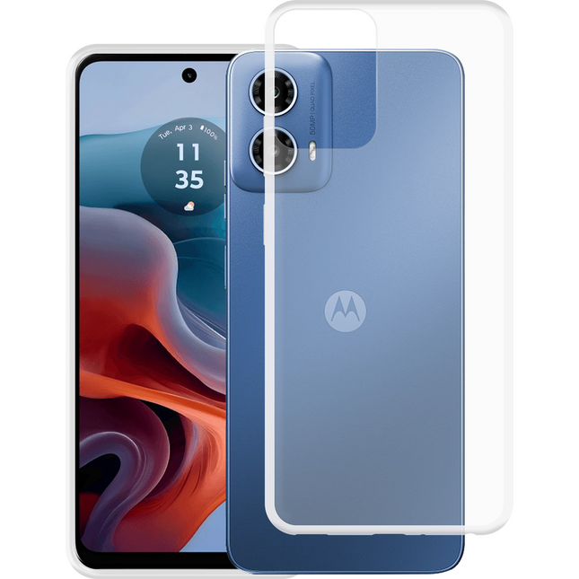 Motorola Moto G34 Soft TPU Case - Clear