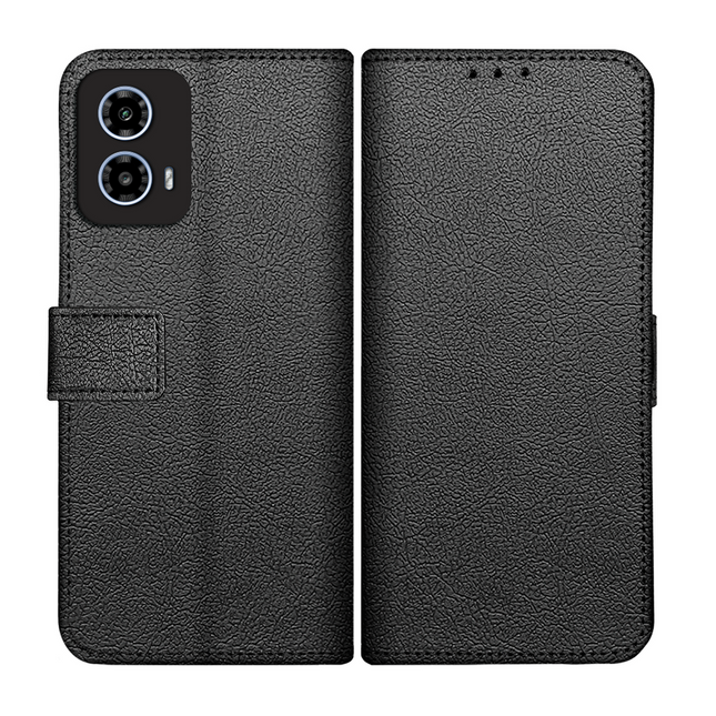 Motorola Moto G34 Classic Wallet Case - Black