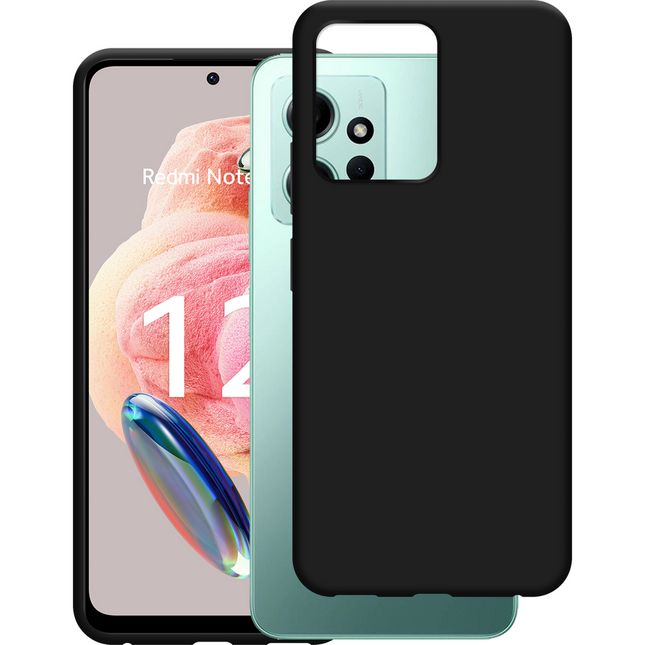 Xiaomi Redmi Note 12 4G Soft TPU Case - Black - Casebump