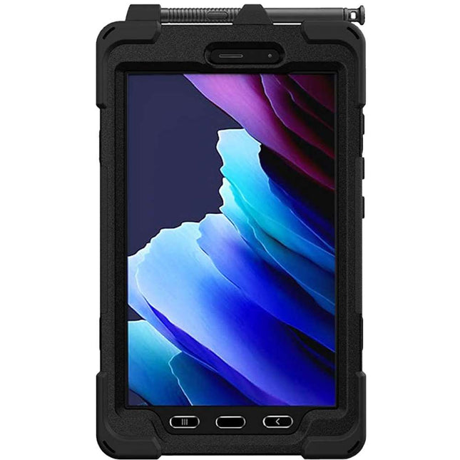 Samsung Galaxy Tab Active 3 Shock Proof Rotating 360 Case (Black) - Casebump