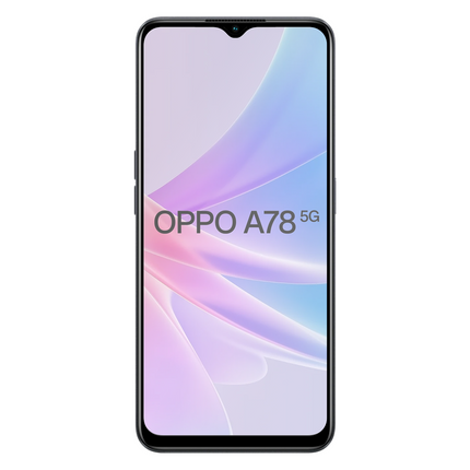 Oppo A78 5G Full Cover Tempered Glass -  Screenprotector - Black - Casebump