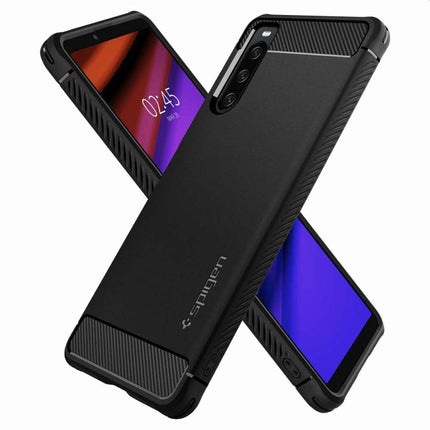 Spigen Rugged Armor Case Sony Xperia 10 IV (Black) ACS04554 - Casebump