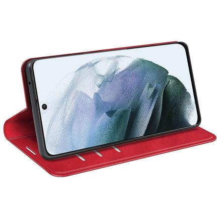 Samsung Galaxy S21 FE Wallet Case Magnetic - Red - Casebump