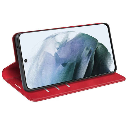 Samsung Galaxy S21 Plus Wallet Case Magnetic - Red - Casebump