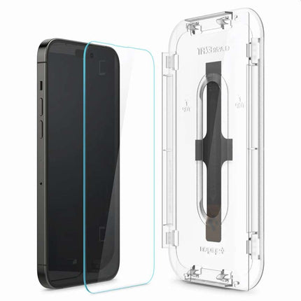 Spigen Glass Apple iPhone 14 Pro Met Montage Frame EZ FIT - 2 Pack AGL05214 - Casebump