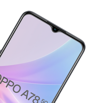 Oppo A78 5G Tempered Glass -  Screenprotector - Clear - Casebump