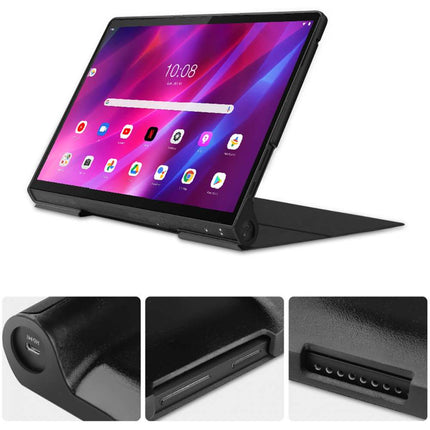 Lenovo Yoga Tab 13 Smart Tri-Fold Case (Black) - Casebump