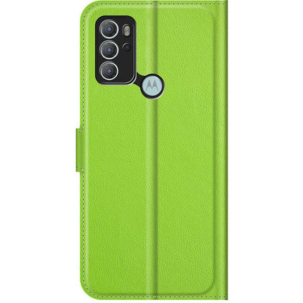 Motorola Moto G60s Book Wallet Case Texture - Green - Casebump