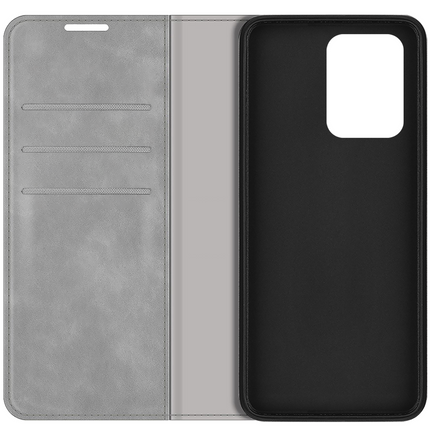 Xiaomi Redmi Note 12 Pro 5G Magnetic Wallet Case - Grey - Casebump