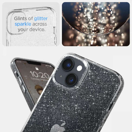 Spigen Liquid Crystal Glitter Case Apple iPhone 14 Plus (Clear) ACS04888 - Casebump