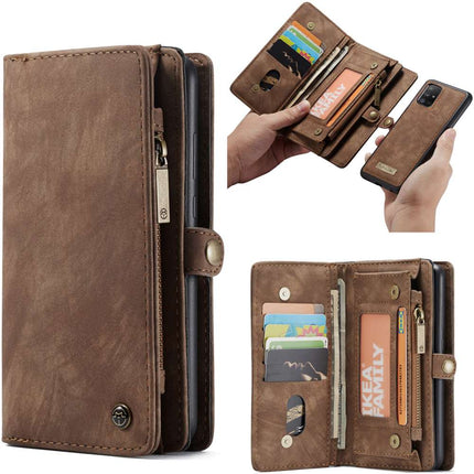 CASEME Samsung Galaxy A51 Vintage Portemonnee Hoesje - Brown - Casebump