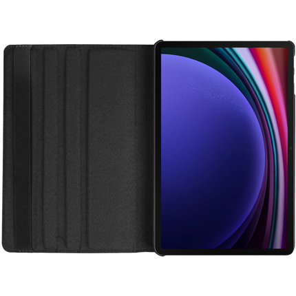 Samsung Galaxy Tab S9 Plus - Rotating 360 Case - Black - Casebump