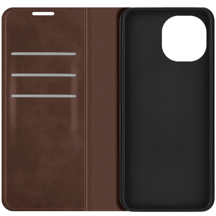 Apple iPhone 13 Wallet Case Magnetic - Brown - Casebump