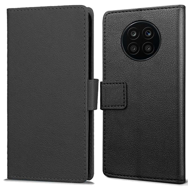 Honor 50 Lite Wallet Case Magnetic - Black - Casebump