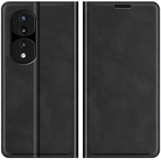 Honor 70 Wallet Case Magnetic - Black - Casebump