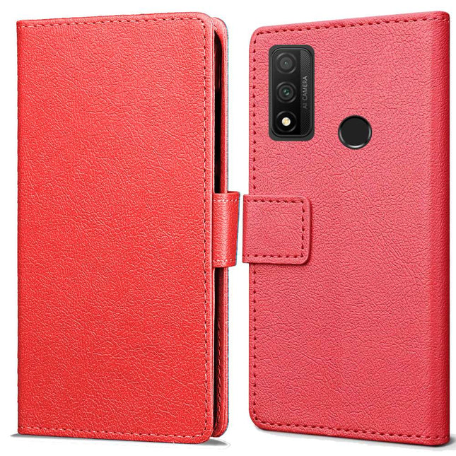 Huawei P Smart 2020 Wallet Case (Red) - Casebump