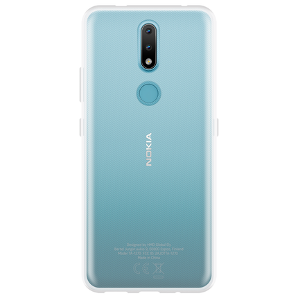 Nokia 2.4 Soft TPU case (Clear) - Casebump