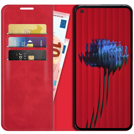 Nothing Phone (1) Wallet Case Magnetic - Red - Casebump