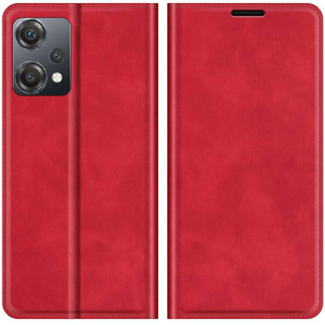 OnePlus Nord CE2 Lite Wallet Case Magnetic - Red - Casebump