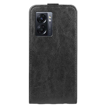 Oppo A77 Flip Case (Black) - Casebump