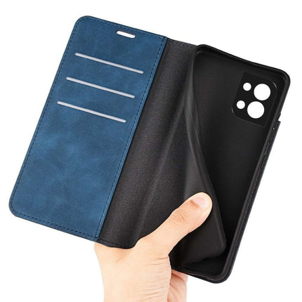 Oppo Reno8 5G Wallet Case Magnetic - Blue - Casebump