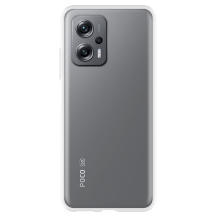 Poco X4 GT Soft TPU Case with Strap - (Clear) - Casebump