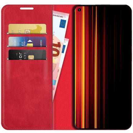 Realme GT Neo 3T Wallet Case Magnetic - Red - Casebump