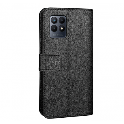 Realme Narzo 50 Wallet Case (Black) - Casebump