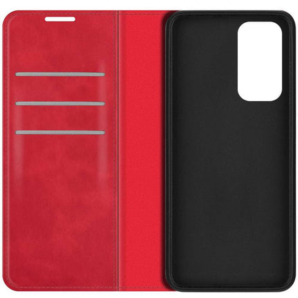 Samsung Galaxy M13 Wallet Case Magnetic - Red - Casebump