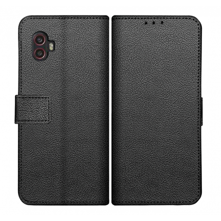 Samsung Galaxy Xcover 6 Pro Wallet Case (Black) - Casebump