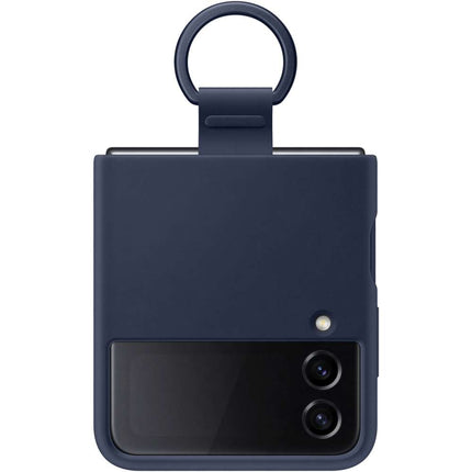 Samsung Galaxy Z Flip4 Silicone Cover With Ring (Navy) EF-PF721TN - Casebump