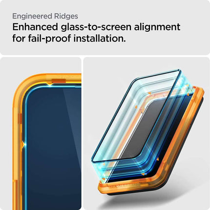 Spigen Apple iPhone 14 Pro AlignMaster Full Cover Glass (2 Pack) - AGL05216 - Casebump