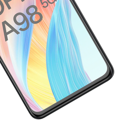 Oppo A98 5G Tempered Glass -  Screenprotector - Clear - Casebump