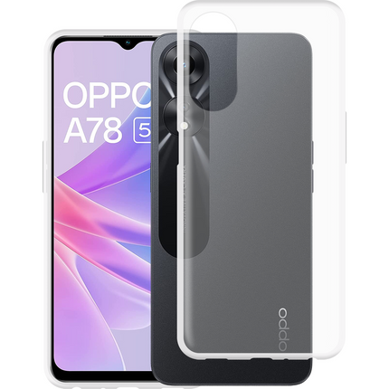 Oppo A78 5G Necklace TPU Case - Clear - Casebump