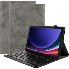 Samsung Galaxy Tab S9 - Premium Bluetooth Keyboard Cover Qwertz Grey - Casebump