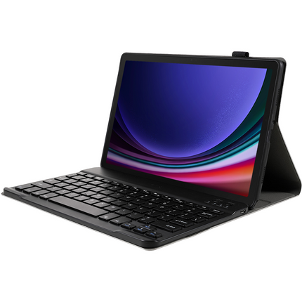 Samsung Galaxy Tab S9 - Premium Bluetooth Keyboard Cover Qwertz Grey - Casebump