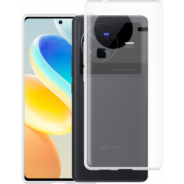 Vivo X80 Pro Soft TPU Case (Clear) - Casebump