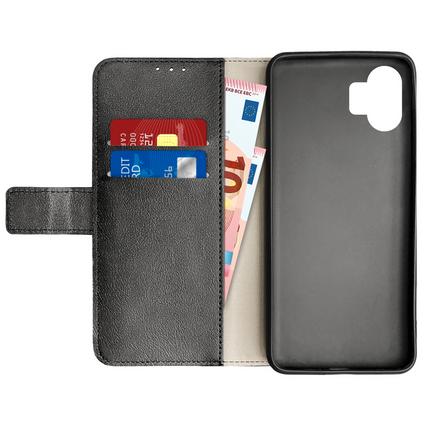 Nothing Phone (2) Classic Wallet Case - Black - Casebump