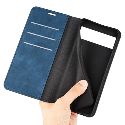 Google Pixel 7 Pro Magnetic Wallet Case - Blue - Casebump