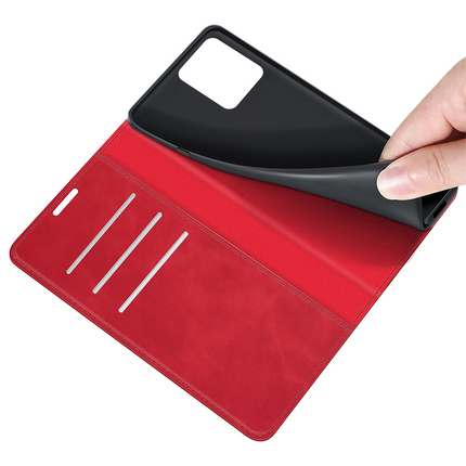 Motorola Moto G23 Magnetic Wallet Case - Red - Casebump