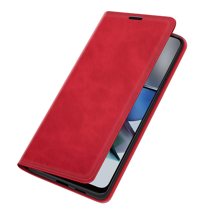 Motorola Moto G23 Magnetic Wallet Case - Red - Casebump