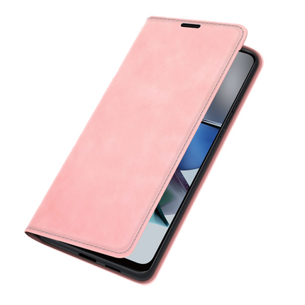 Motorola Moto G23 Magnetic Wallet Case - Pink - Casebump