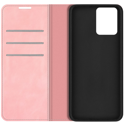 Motorola Moto G23 Magnetic Wallet Case - Pink - Casebump