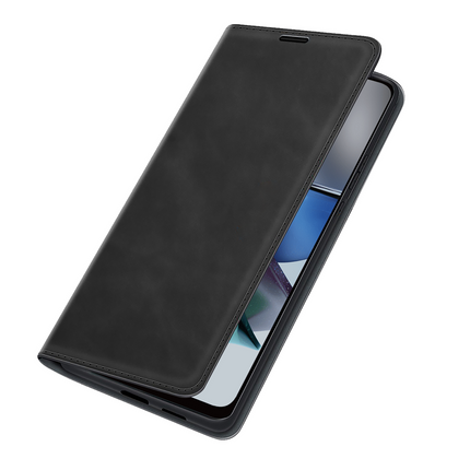 Motorola Moto G23 Magnetic Wallet Case - Black - Casebump