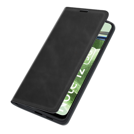 Xiaomi Redmi Note 12 5G Magnetic Wallet Case - Black - Casebump