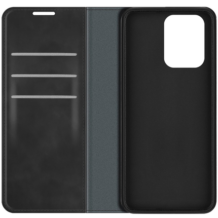 Xiaomi Redmi Note 12 5G Magnetic Wallet Case - Black - Casebump